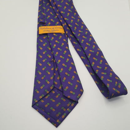 Michelson's Pinnaple Mens Silk Tie Classic Designer Necktie Formal Business Vintage Mens Tie UK BX8