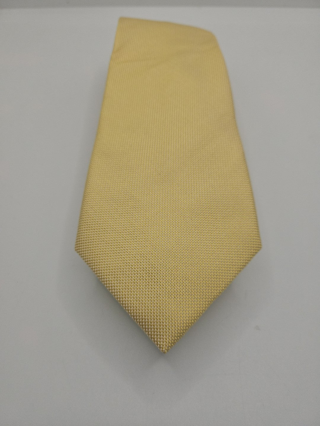T.M Lewin Plain Yellow Mens Silk Tie Wedding Formal Neck Tie BX16