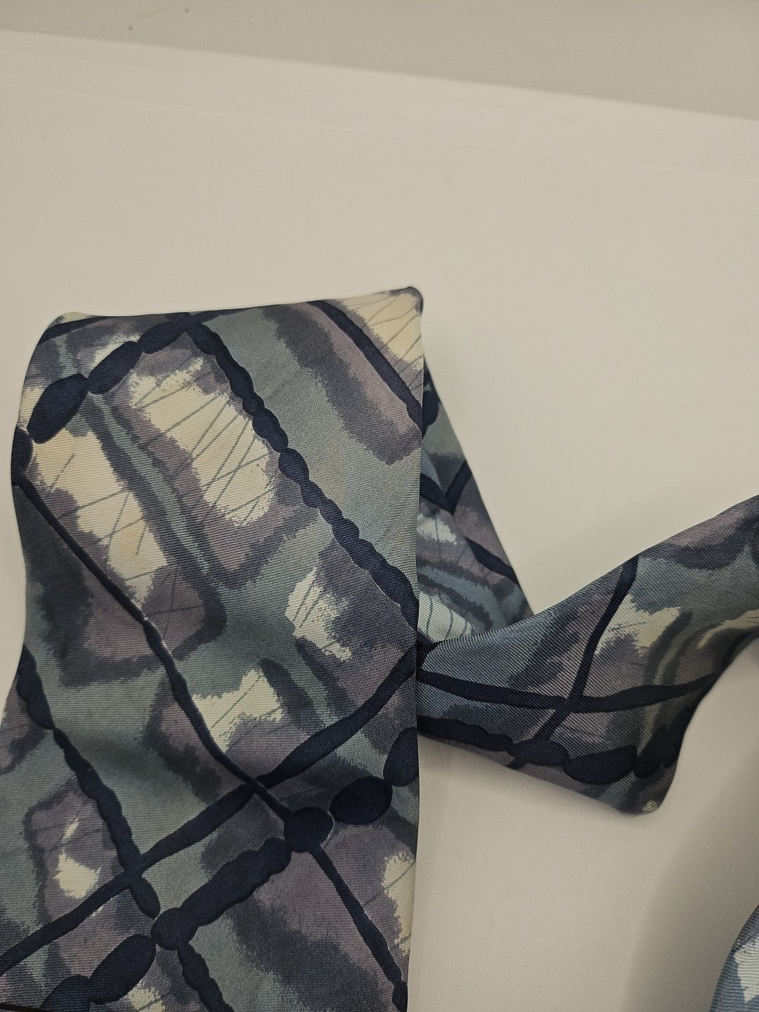 Vintage Tarot Wide Tie | Reworked Vintage Mens Tie UK | Statement Novelty BX13