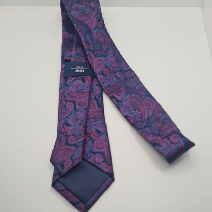 Moss 1851 Purple Mens Silk Tie Classic Designer Necktie Formal Business Vintage Mens Tie UK BX9