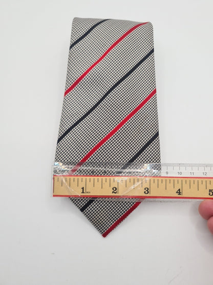Vintage Coles Stripe Retro Mens Silk Tie Classic Designer Necktie Striped Vintage Mens Tie UK BX12