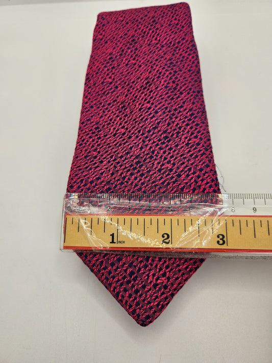 Charles Tyrwhitt Silk Tie Mens Pink Navy Geometric Designer Wedding Necktie BX26