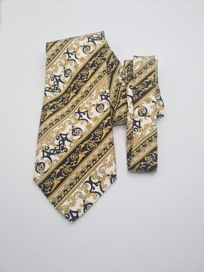 Past Times Vintage Pattern Mens Silk Tie Classic Designer Necktie Formal Vintage Mens Tie UK BX9