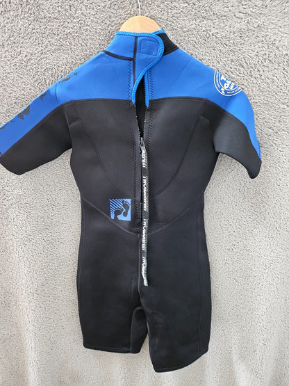 Bare Feet XL Age 12/13 Yrs 2.5MM Shorty wetsuit Surf Swim Paddle Holiday KW166