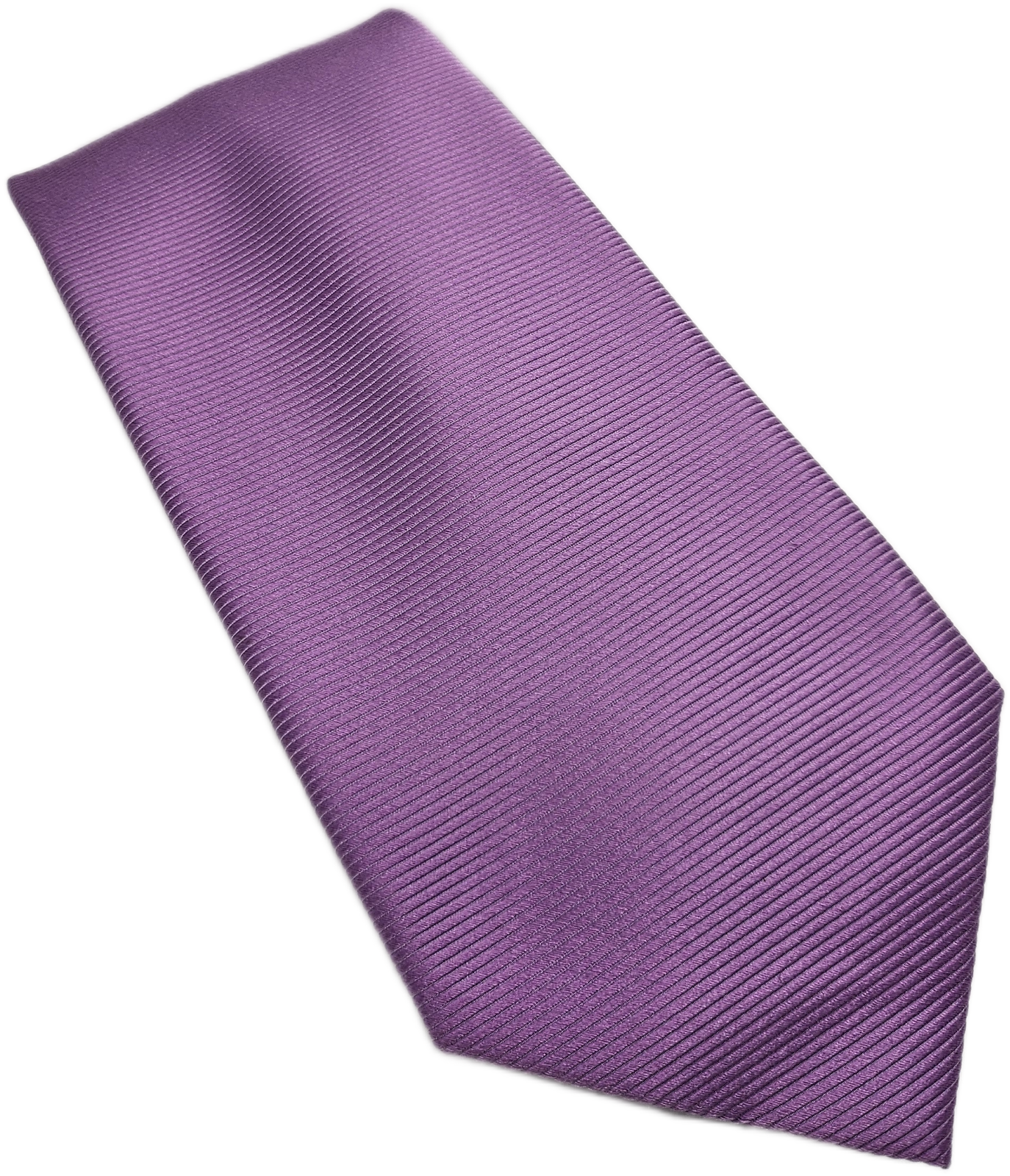 Charles Tyrwhitt Purple Ribbed Textured Silk Tie