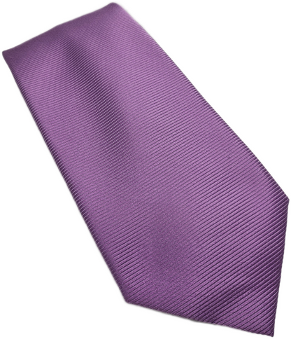 Charles Tyrwhitt Purple Ribbed Textured Silk Tie