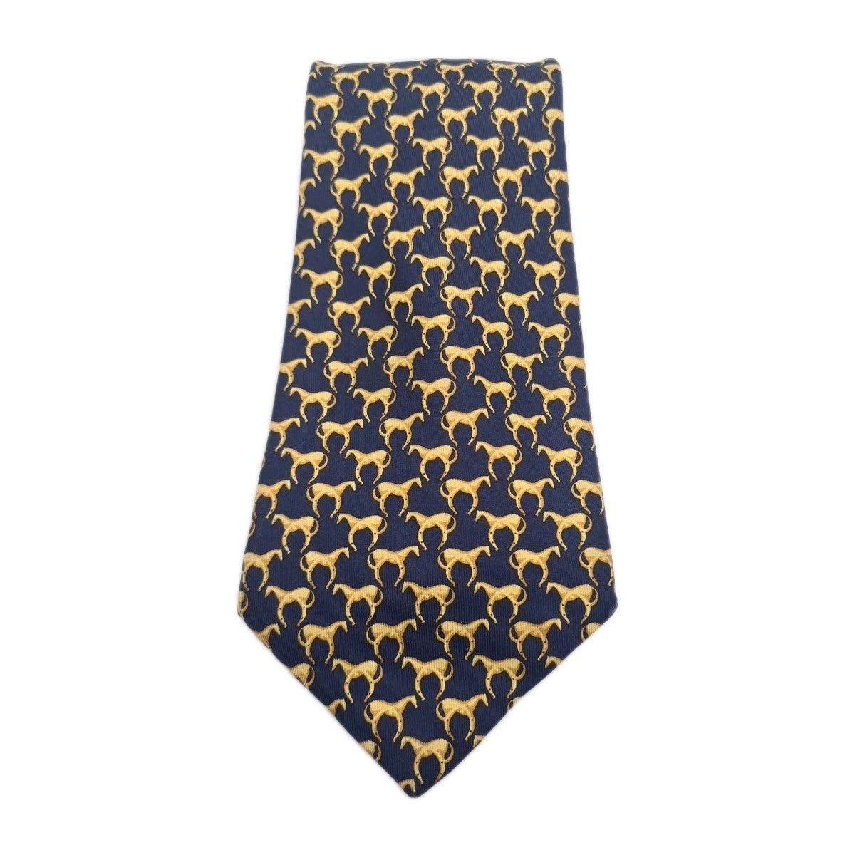 Simpson Horse pattern Blue Mens Silk Tie Classic Designer Necktie Formal Vintage Mens Tie UK BX10