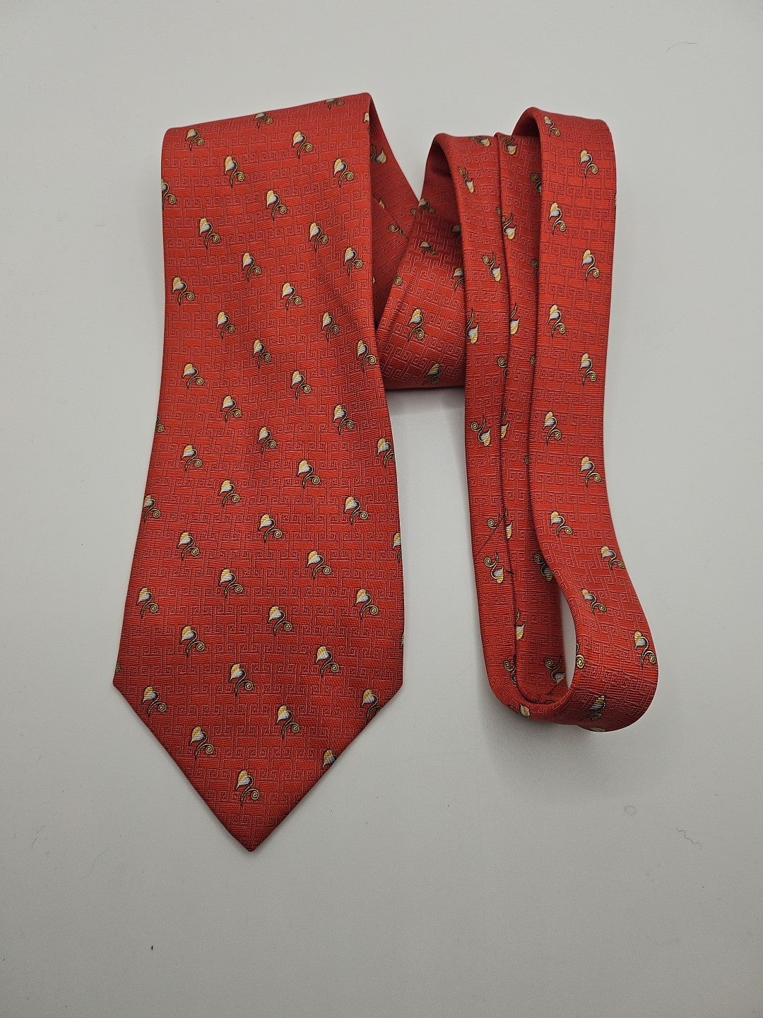 Red Leaf Flower Pattern Mens Silk Tie Wedding Formal Neck Tie BX15