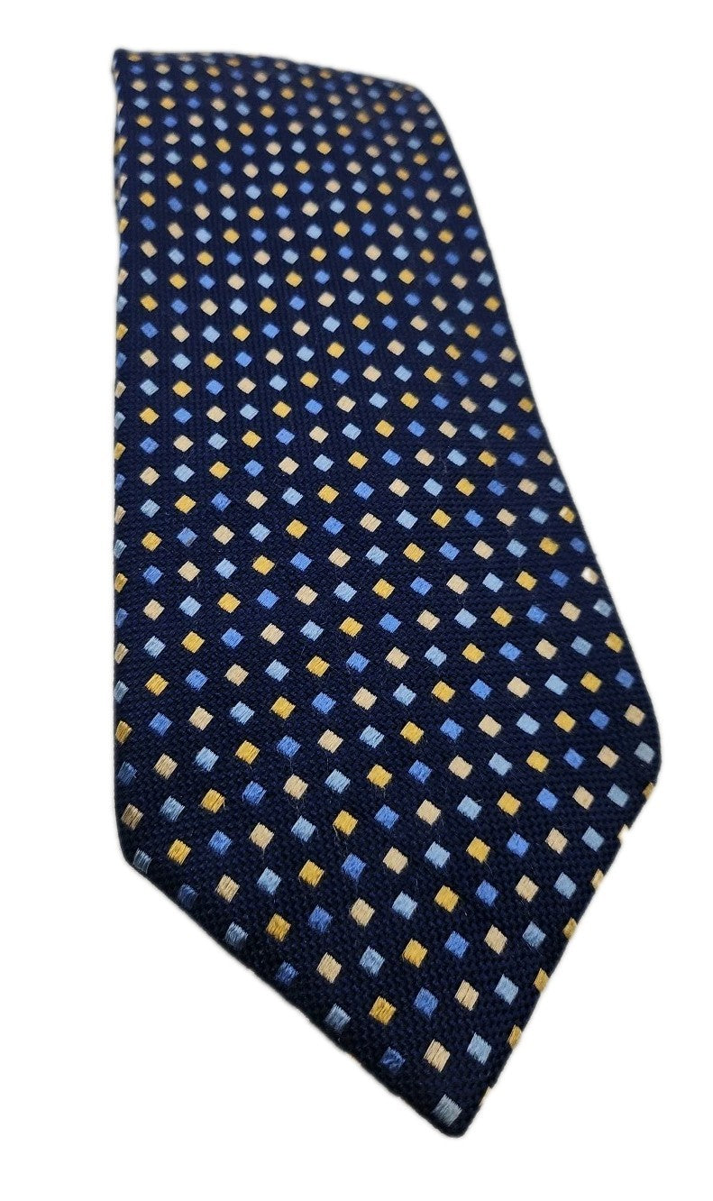 Charles Tyrwhitt Blue Diamond Mens Silk Tie Wedding Formal Neck Tie BX15