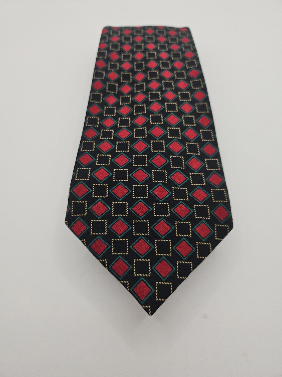 Liberty Black Diamond Geometric Mens Silk Tie Wedding Formal Neck Tie BX13