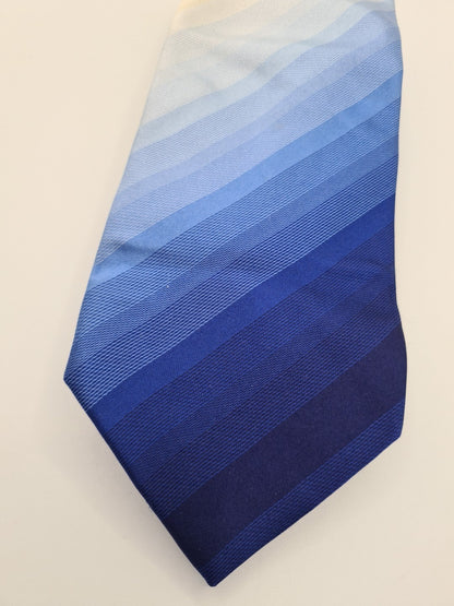 Charles Tyrwhitt Blue retro pattern Mens Silk Tie Classic Formal Necktie Vintage Mens Tie UK BX14