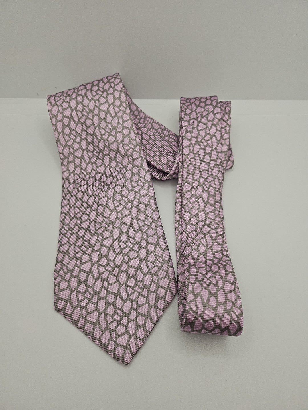 Rare Land Rover Pink Print Mens Silk Tie Wedding Formal Neck Tie BX18