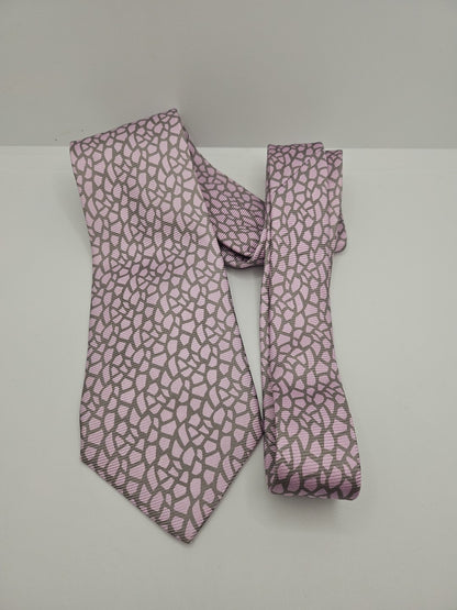 Rare Land Rover Pink Print Mens Silk Tie Wedding Formal Neck Tie BX18