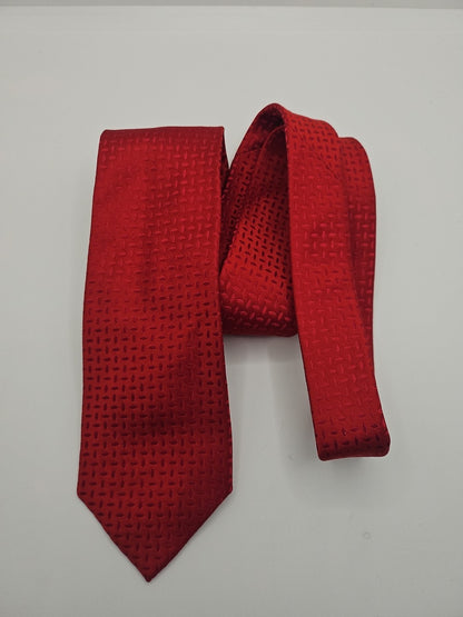 Hamnett Red Pattern Mens Silk Tie Wedding Formal Neck Tie BX16
