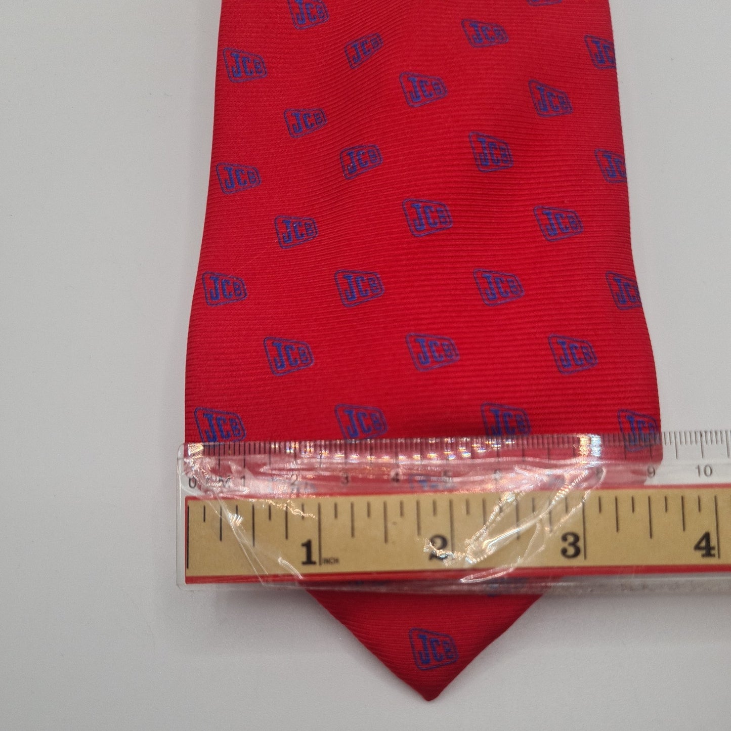 JCB Diggers Red Mens Silk Tie Classic Designer Necktie Formal Business Vintage Mens Tie UK BX8
