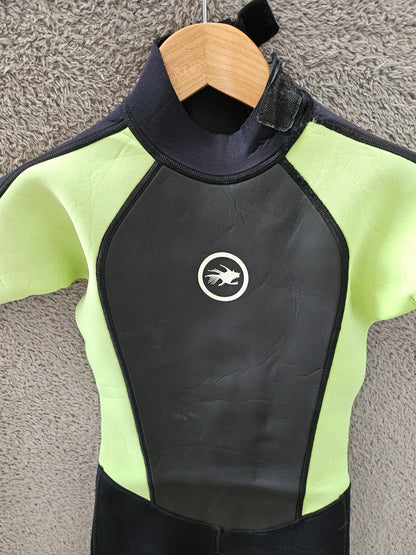 Hot Tuna Kids Age 7/8 Yrs 2.5MM Shorty wetsuit Surf Swim Paddle Holiday KW165