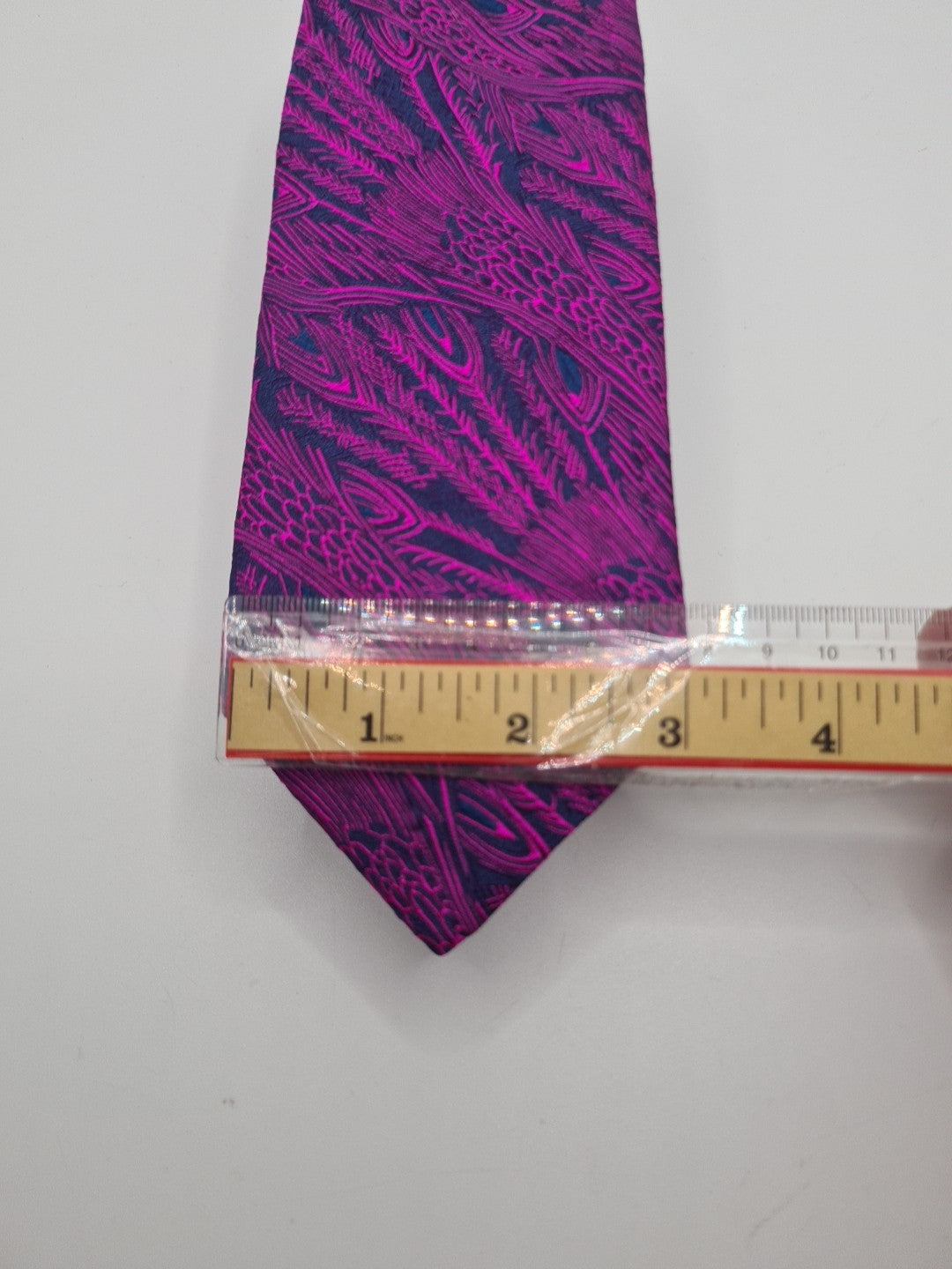 Pink Purple Paisley Embroidered Mens Silk Tie Classic Designer Necktie Paisley Vintage Mens Tie UK BX12