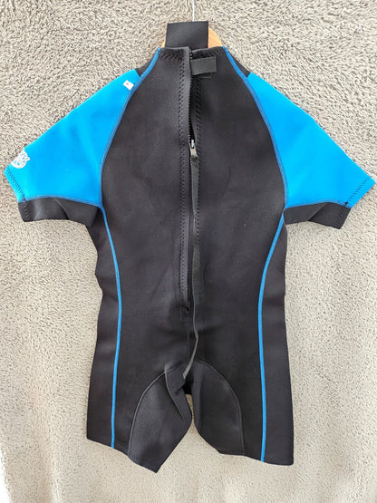 TWF Kids K8 Age 7/8 yrs 2.5MM Shorty wetsuit Surf Swim Paddle Holiday KW176