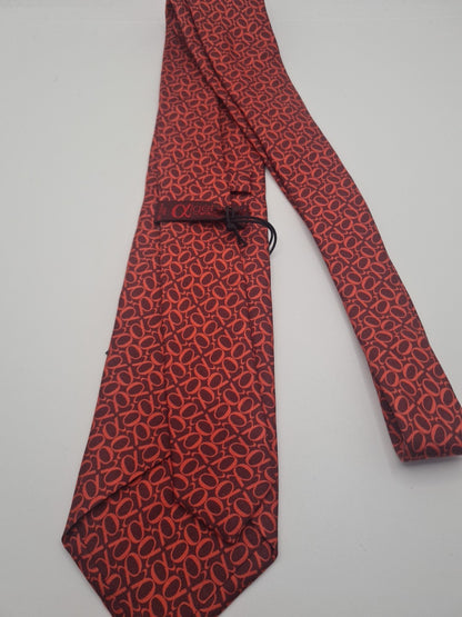Italian Lorma red NWT Mens Silk Tie Classic Designer Necktie Formal Vintage Mens Tie UK BX9