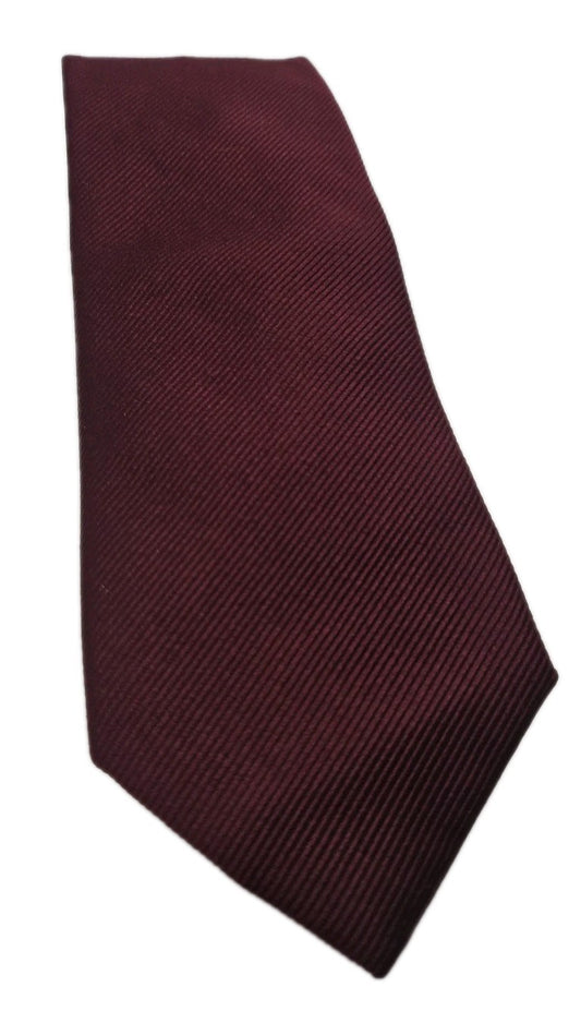 Van Buck Plain Burgundy Mens Silk Tie Wedding Formal Neck Tie BX18