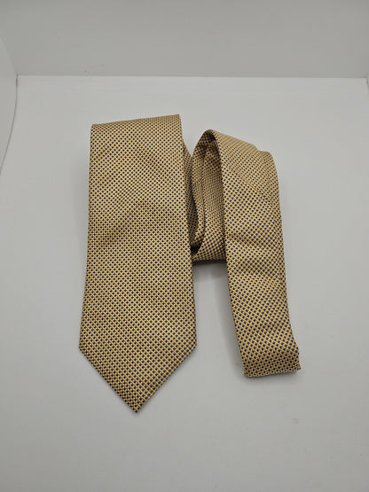 Charles Tyrwhitt NWT Yellow Diamond Mens Silk Tie Wedding Formal Neck Tie BX17