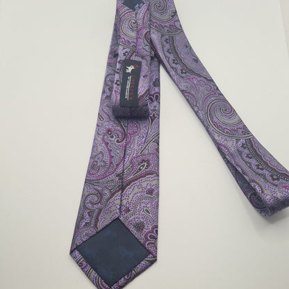 Chester Barrie Purple Mens Silk Tie Classic Designer Necktie Formal Business Vintage Mens Tie UK BX9