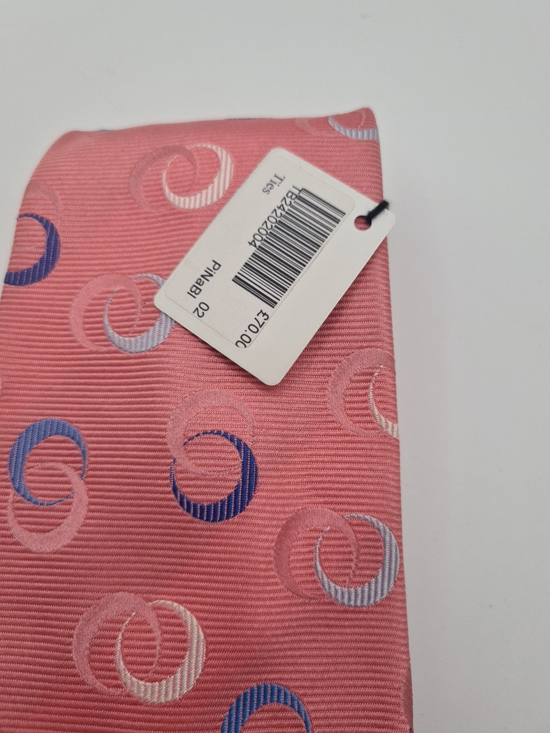 Turbull & Asser NWT Pink Circle Mens Silk Tie Classic Designer Necktie Vintage Mens Tie UK BX11