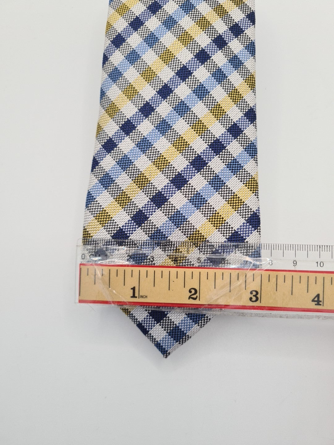 Charles Tyrwhitt Blue Plaid Formal Mens Silk Tie Classic Designer Necktie Vintage Mens Tie UK BX12