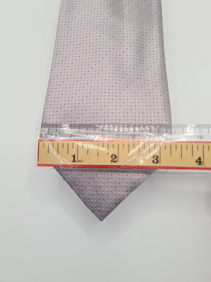 Charles Tyrwhitt Silver Dotted Wedding Mens Silk Tie Classic Formal Necktie Spotted Vintage Mens Tie UK BX14