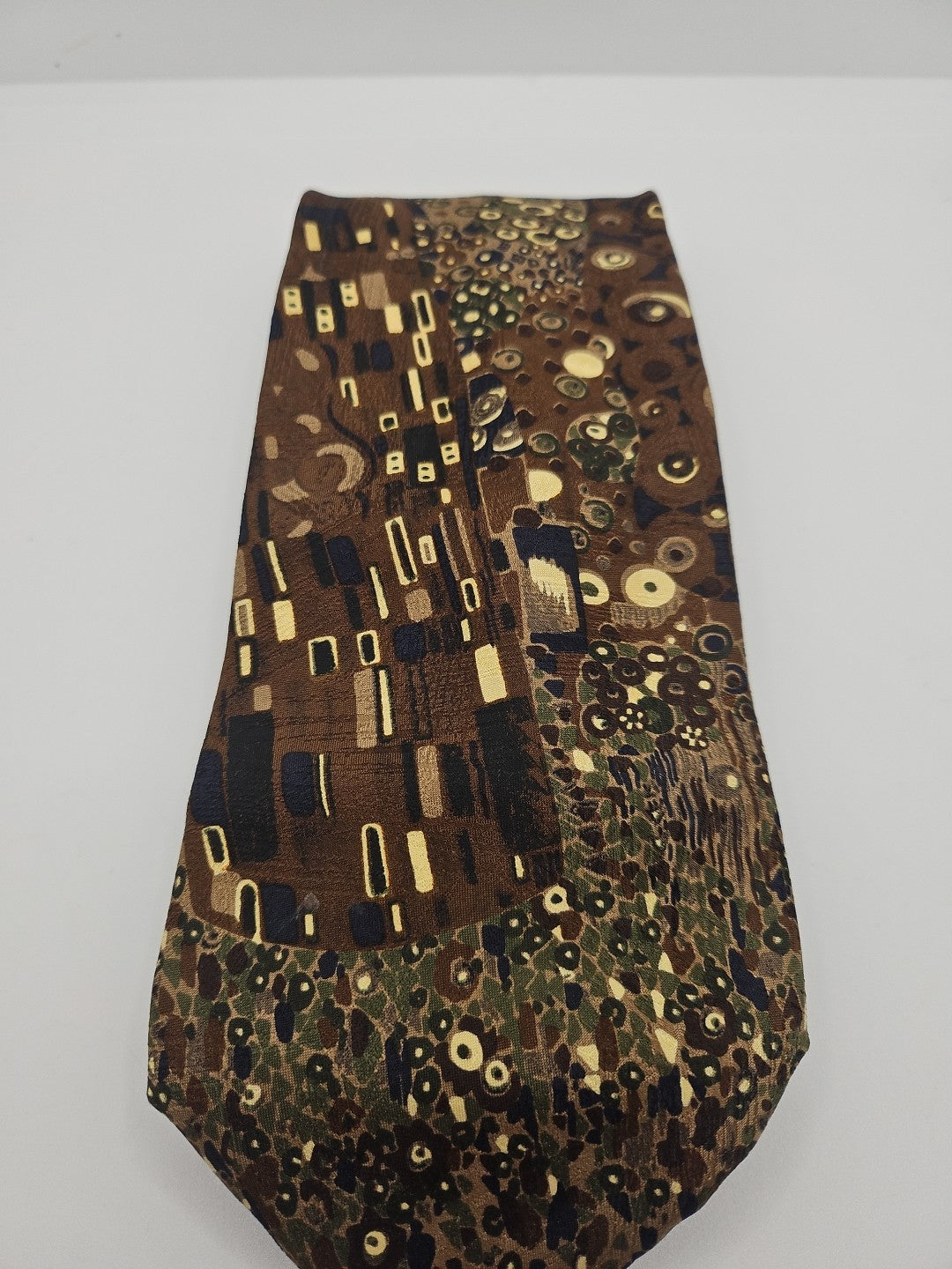 Ermenegildo Zegna Vintage Print Mens Silk Tie Wedding Formal Neck Tie BX18