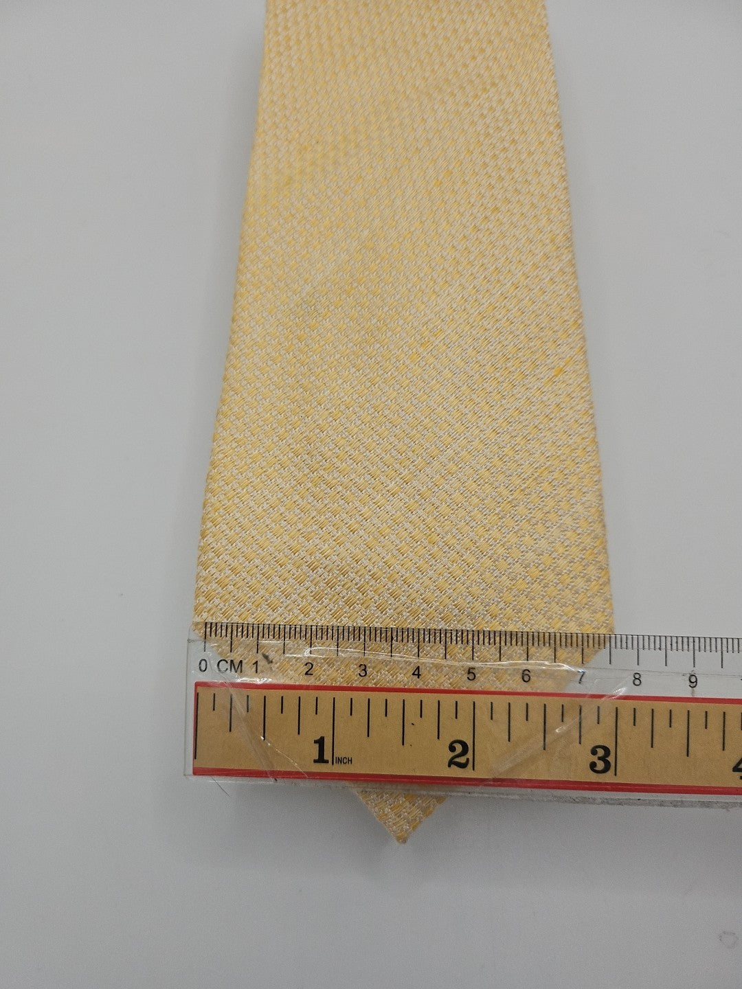 Charles Tyrwhitt Yellow Woven Mens Silk Tie Wedding Formal Neck Tie BX16