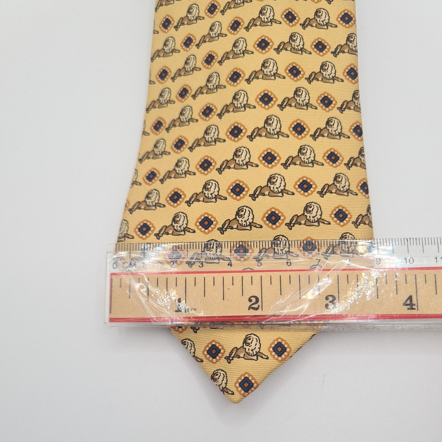 Simpson Lion Pattern Mens Silk Tie Classic Designer Necktie Formal Business Vintage Mens Tie UK BX8