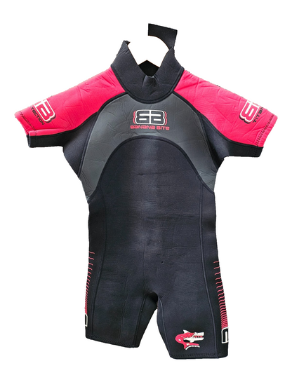 Banana Bite Kids K5 Age 4/5  2.5MM Shorty wetsuit Surf Swim Paddle Holiday KW163
