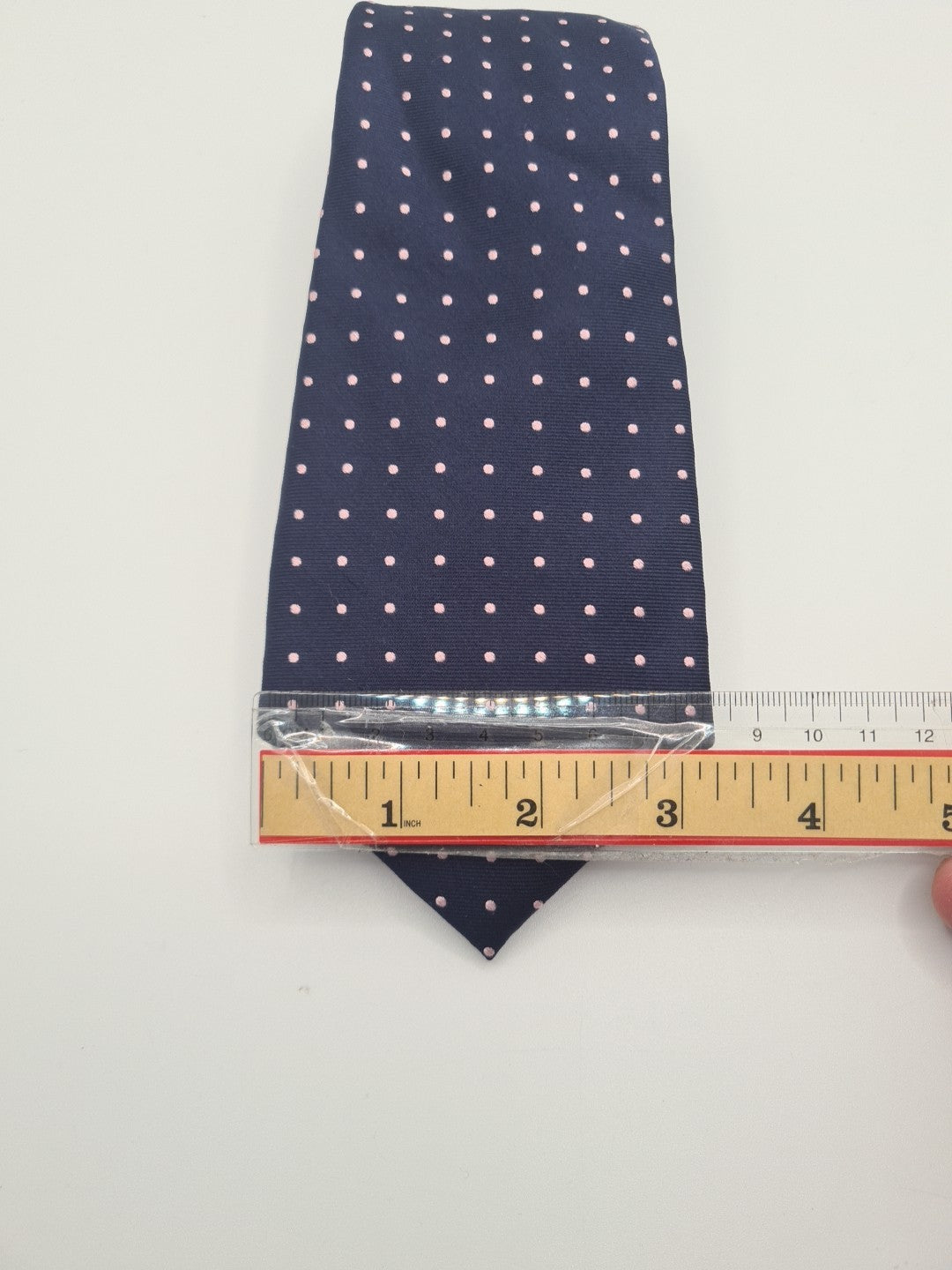Hawes & Curtis Pink Spotty Mens Silk Tie Classic Designer Necktie Formal Spotted Vintage Mens Tie UK BX5
