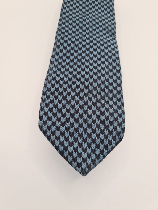 Hugo Boss Skinny Thin Green Pattern Silk Tie | Designer Mens Tie UK  BX10