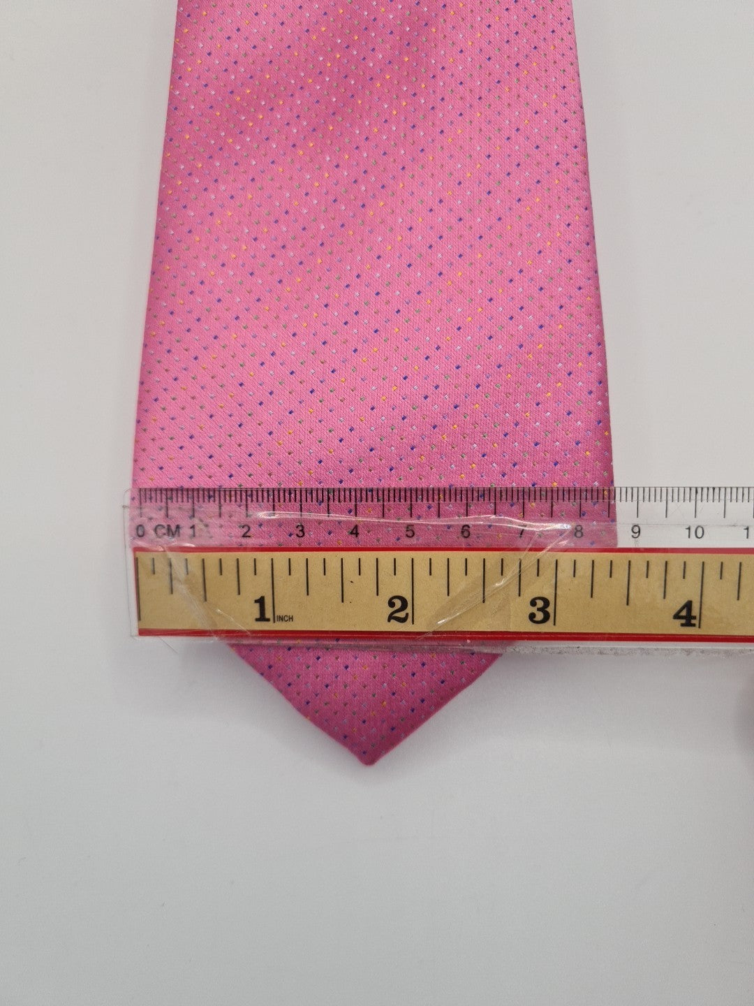 Charles Tyrwhitt Pink Spotty Mens Silk Tie Classic Designer Necktie Spotted Vintage Mens Tie UK BX13