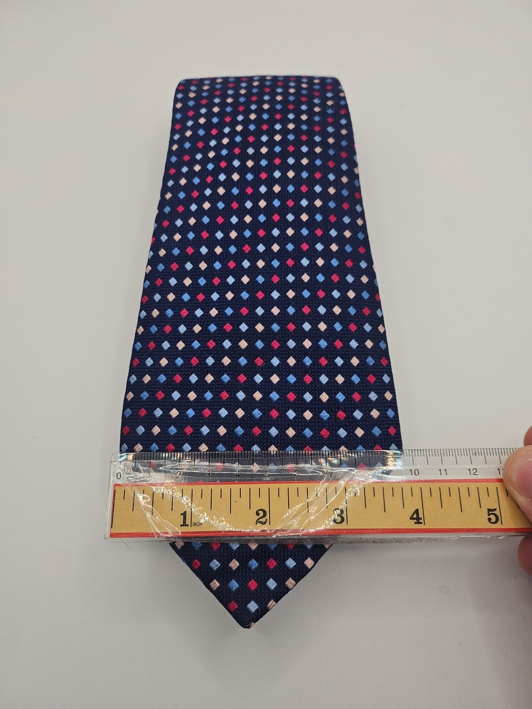 Charles Tyrwhitt Blue diamond Pattern Mens Silk Tie Wedding Formal Neck Tie BX15