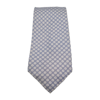Grey Spotted Pattern Mens Silk Tie Classic Designer Necktie Formal Business Spotted Vintage Mens Tie UK BX8