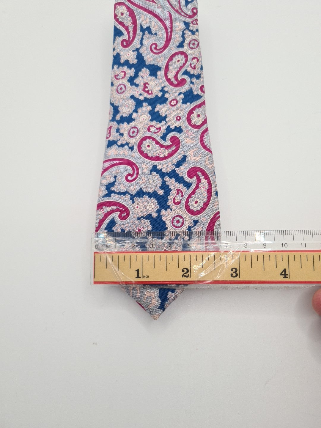 John Francomb Skinny paisley Pattern Mens Silk Tie Classic Designer Necktie Paisley Vintage Mens Tie UK BX12