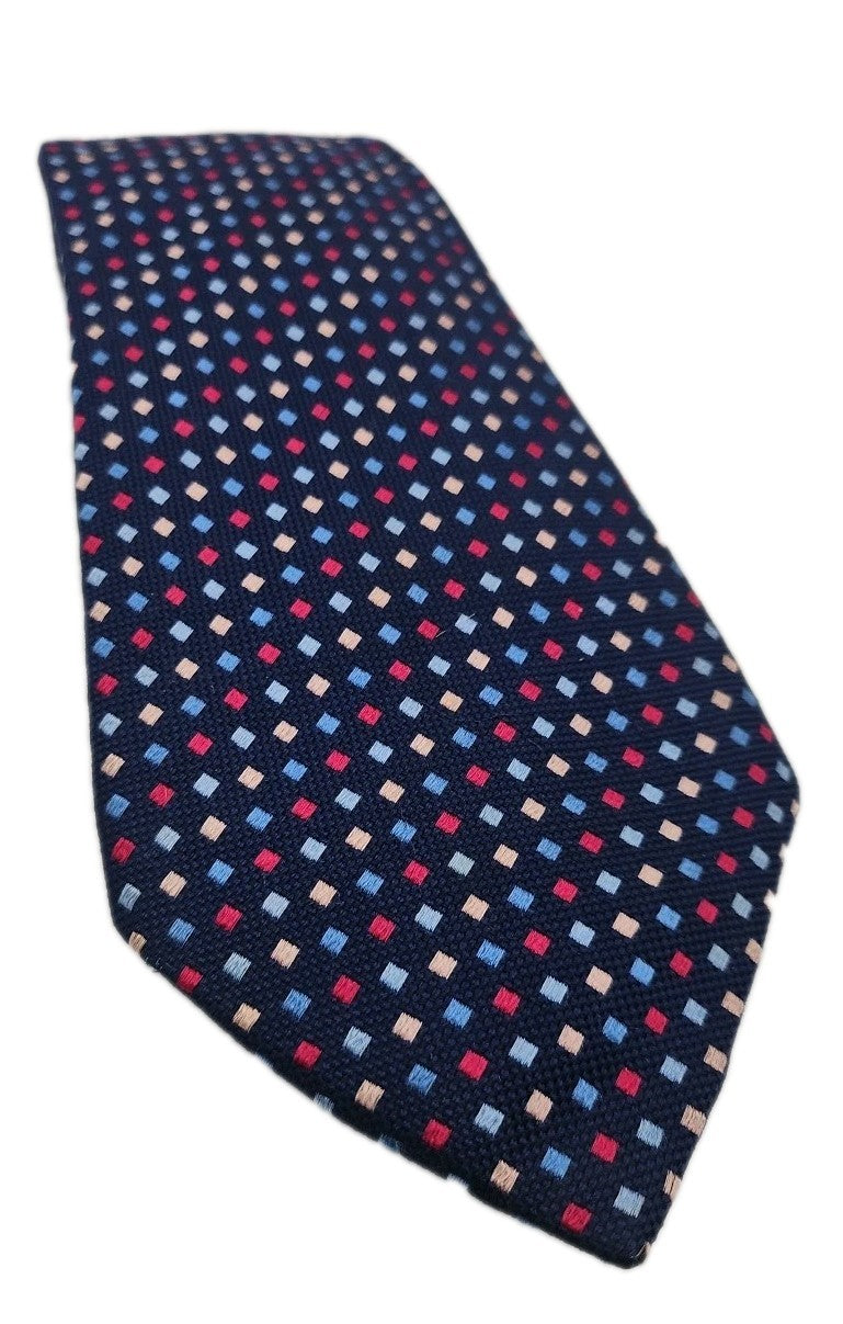 Charles Tyrwhitt Blue diamond Pattern Mens Silk Tie Wedding Formal Neck Tie BX15