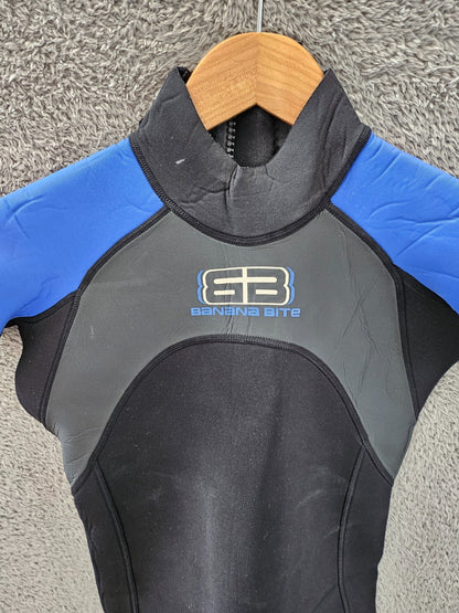 Banana Bite Kids Age 7-8 Yrs 2.5MM Shorty Wetsuit Swim Surf Paddle Holiday KW172
