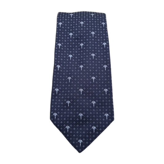 Y2K Blue Joop Aftershave Mens Silk Tie Classic Designer Necktie Vintage Mens Tie UK BX13