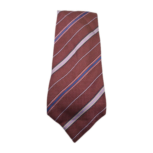 Carnival De Venise Retro Stripe Mens Silk Tie Classic Designer Necktie Striped Vintage Mens Tie UK BX13