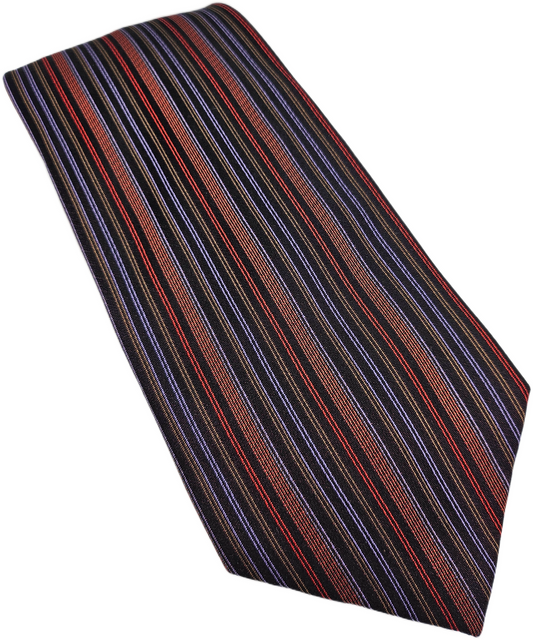Vintage Ben Sherman Multi Striped Silk Tie — TieHard