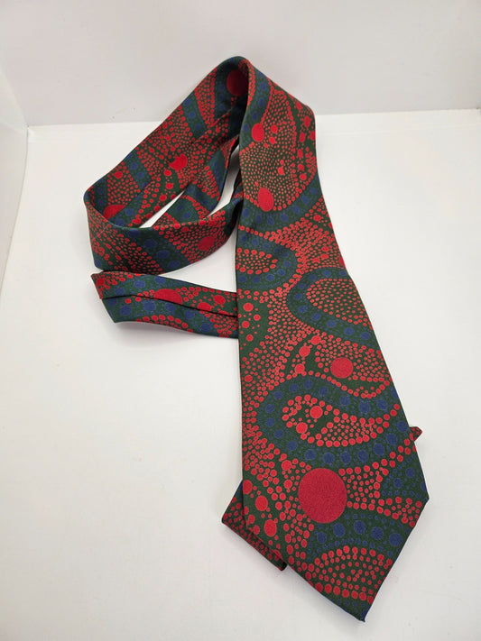 Turnbull & Asser Blue Red Paisley Silk Tie
