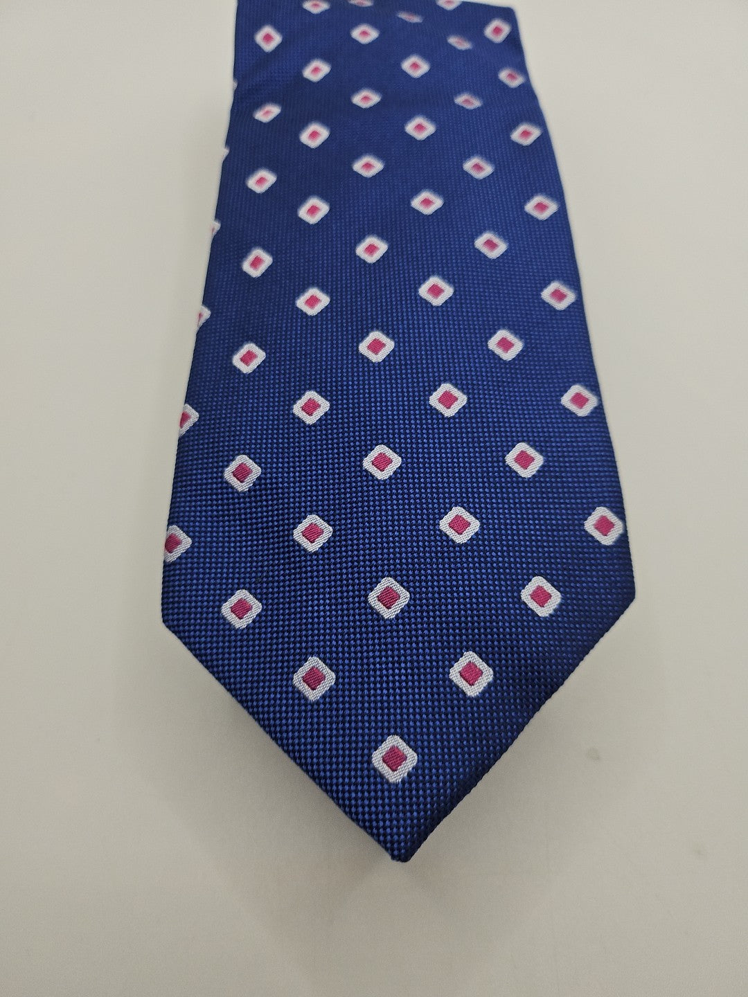 Charles Tyrwhitt Blue/Pink Pattern Mens Silk Tie Wedding Formal Neck Tie BX17