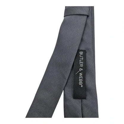 Butler & Webb Dark Wedding formal Neck tie  Slim Silk Tie