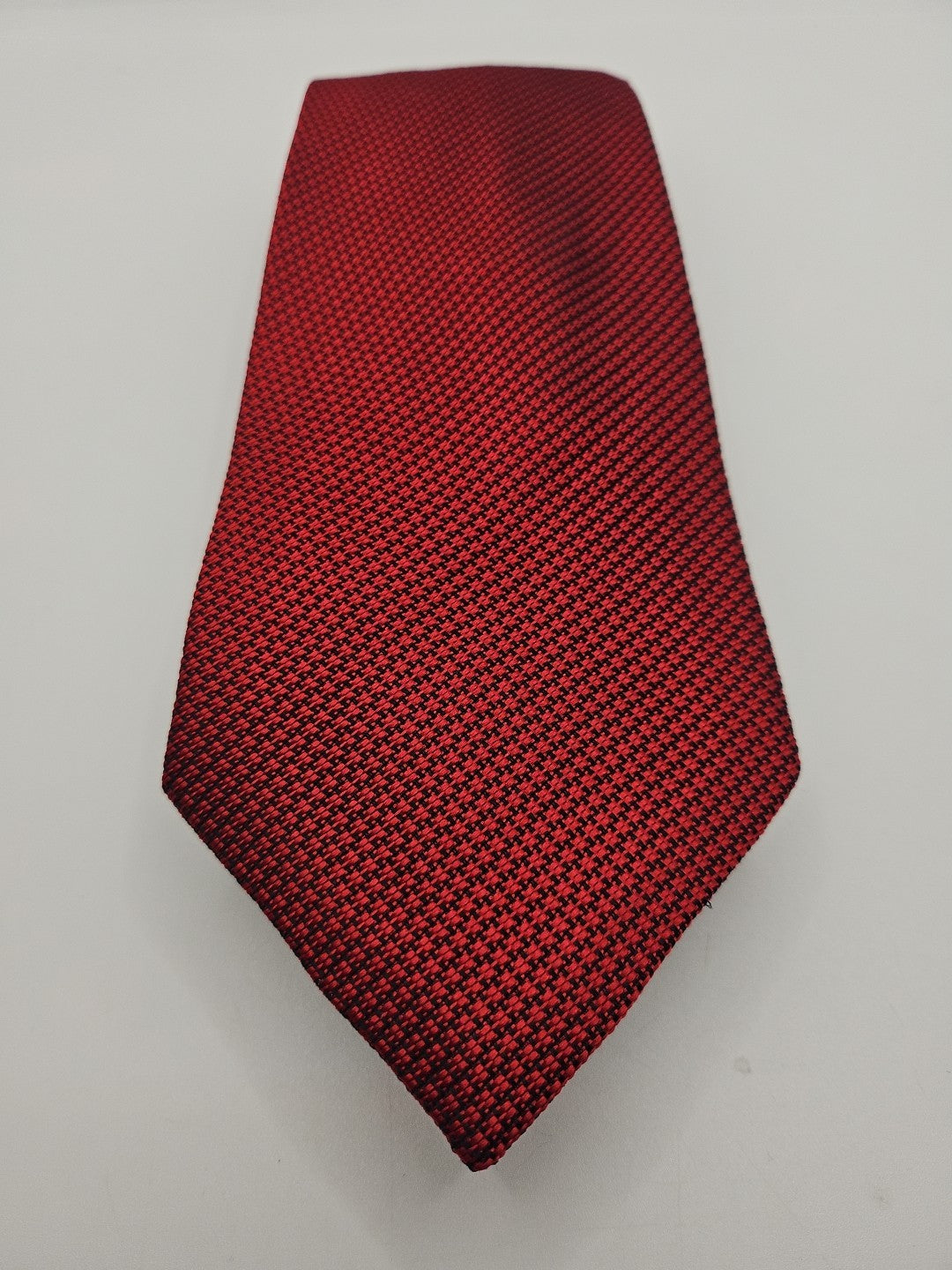 Charles Tyrwhitt Red Hounds Tooth Mens Silk Tie Wedding Formal Neck Tie BX17