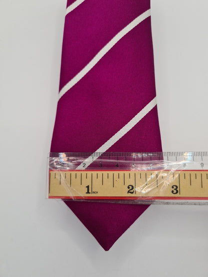Charles Tyrwhitt Purple Stripe Busines Mens Silk Tie Classic Formal Necktie Striped Vintage Mens Tie UK BX14