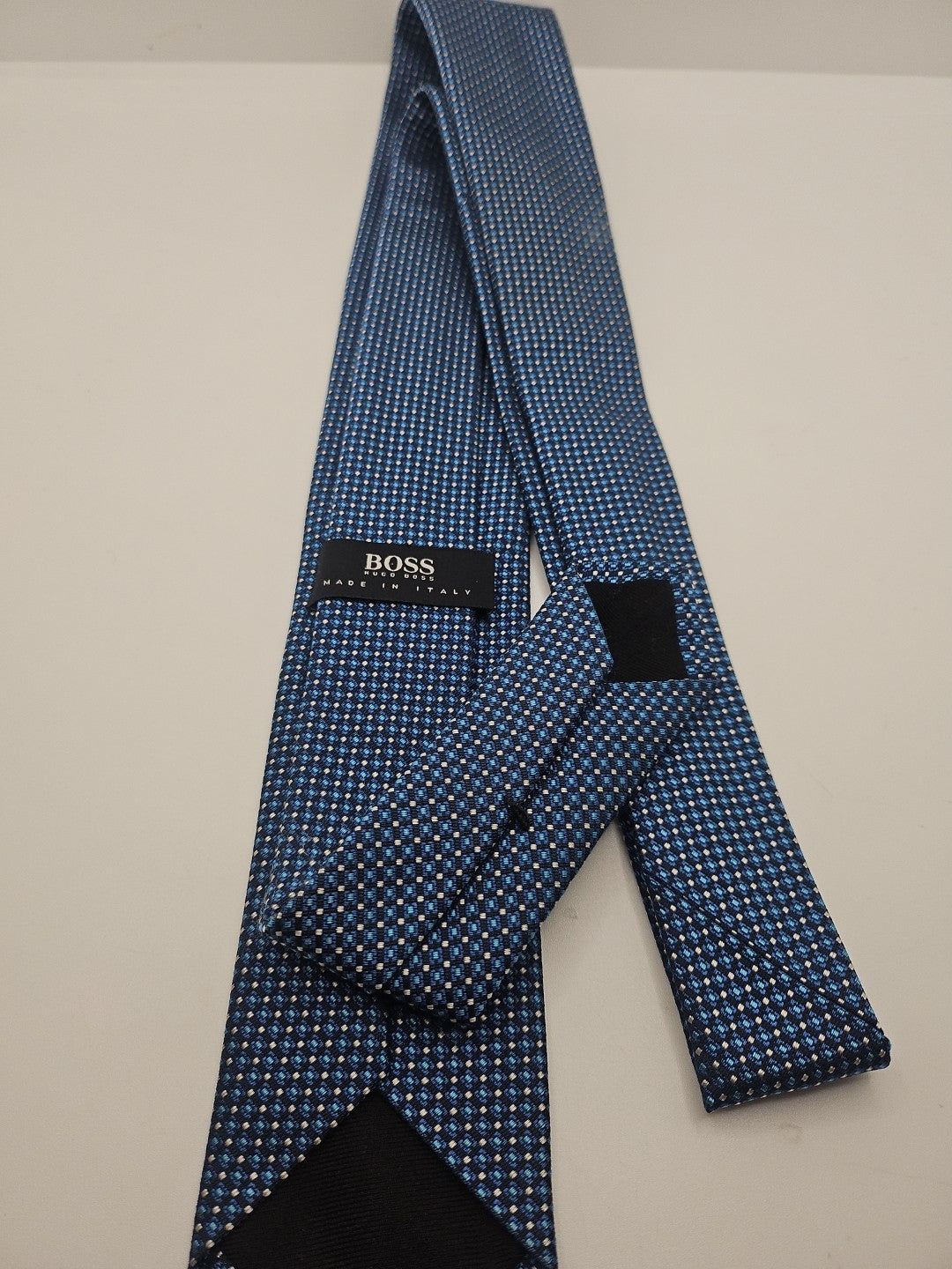 Hugo Boss Thin Geometric Mens Silk Tie Wedding Formal Neck Tie BX15